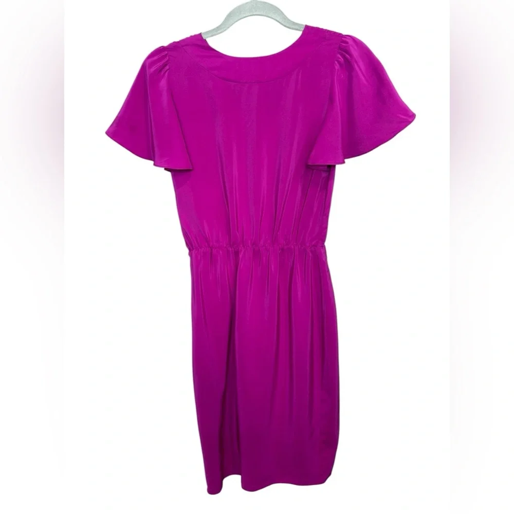 Amanda Uprichard 100% Silk size Small in a bright fuchsia - Picture 6 of 12
